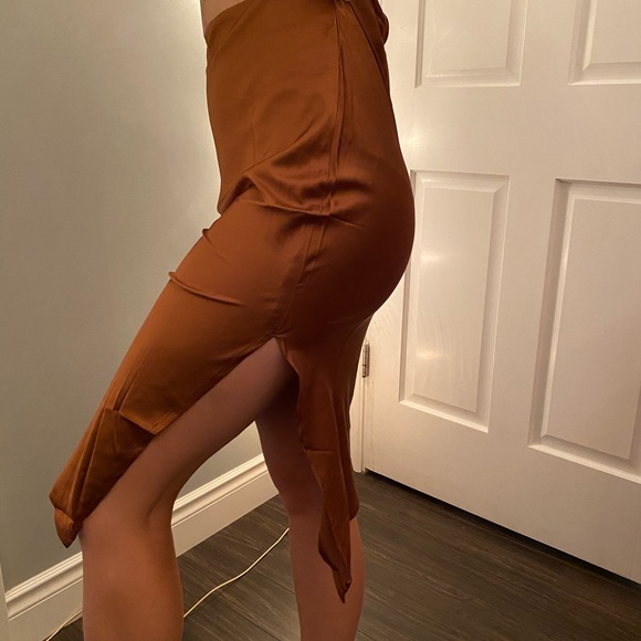 Silk Slip Skirt - Picture 2 of 4